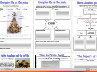 Native Americans workbook / booklet