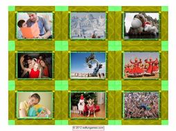 Holidays & Festivals Around the World Cards 4 Pages = 36 Cards