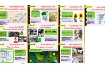 AQA new specification-B18 Biodiversity and ecosystems-Separate science bundle