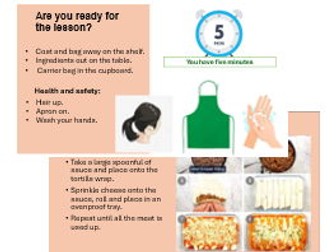 Year 7 Beef Enchiladas Practical Food Lesson