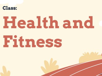 Grade 8 Health and Fitness Booklet