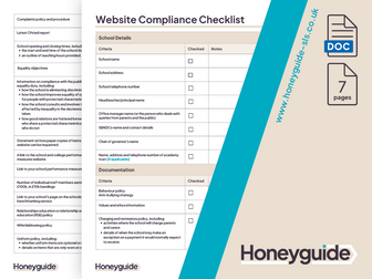 Website Compliance Checklist