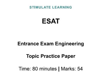 ESAT Physics & Chemistry Practice Paper