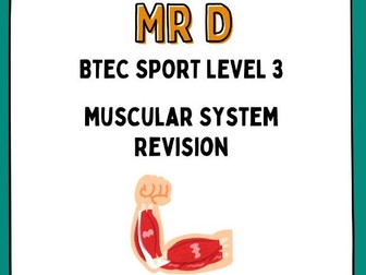BTEC Sport Unit 1 - Muscular System Question Mat