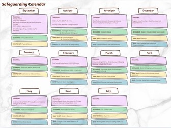 Safeguarding Calendar