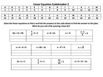 Linear Equation Codebreaker 2