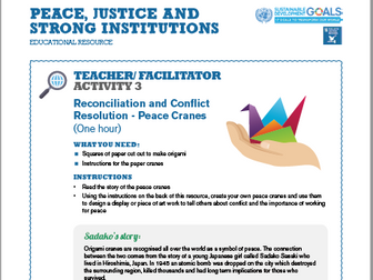 Exploring SDG 16 - Conflict, Peace and Justice