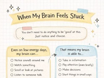 Neurodiversity-Affirming Executive Function & Overload Support Pack