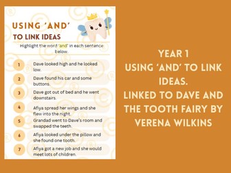 KS1 Using and - Dave and the Tooth Fairy
