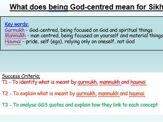 AQA Sikhism: Being God centred