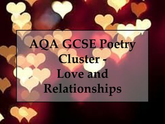 GCSE Poetry: AQA Love & Relationships