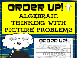 Algebraic Thinking With Pictures - Order Up!