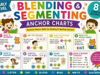 Blending and Segmenting Early Level Anchor Charts