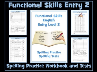 English Functional Skills - Entry Level 2 - Spelling