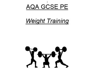 AQA GCSE PE Weight Training guide