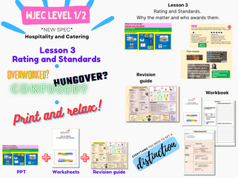 Hospitality and Catering - Lesson 3