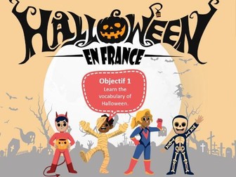 Halloween French Activity Pack