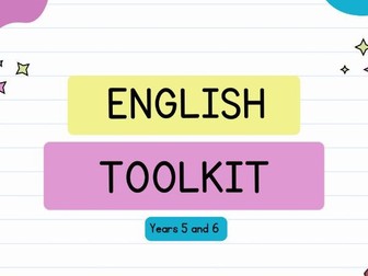 Y5/6 English Toolkit