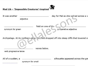 Mad Lib - 'Impossible Creatures'-inspired - @ellalessons