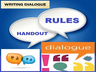 DIALOGUE WRITING - CLASSROOM RESOURCES - BUNDLE | Teaching Resources