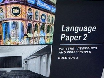 Language Paper 2 Question 2