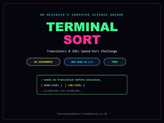 Terminal Sort - Translators and IDEs Speed Challenge