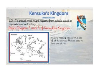 Kensuke's Kingdom - Chapter 2 and 3