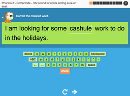 Alternative Spellings For Zh Interactive Spelling Exercise Interactive