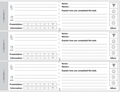 Updated: Peer Assessment. Classwork, exercise book, final product or model