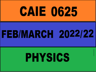 Guided Solution for IGCSE Physics Paper 22 -  Feb/March 2022- 0625/22