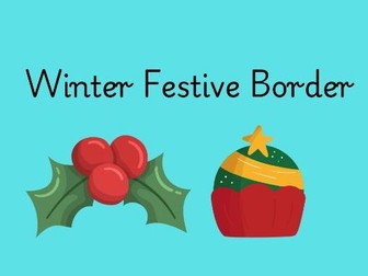 Christmas Winter Border