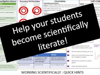 Printable Knowledge Organiser - Working Scientifically