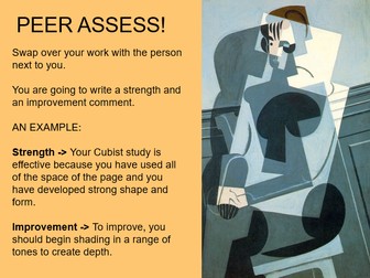 Cubism Lesson and Homework