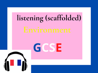 French GCSE environment listening