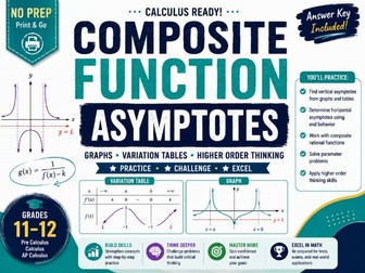 Composite Function Asymptotes Worksheet