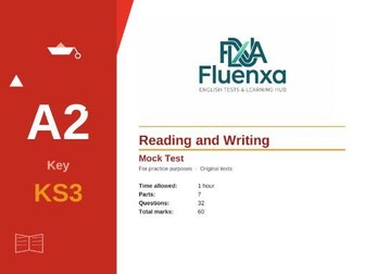 A2 Key RUE Practice | Answer | Key