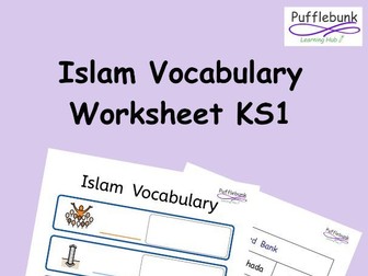 Islam Vocabulary KS1
