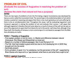 Problem of evil essay