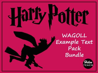 Harry Potter & the Philosopher's Stone: WAGOLL Example Text Pack BUNDLE