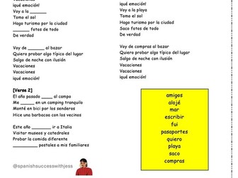 GCSE Song: Las Vacaciones