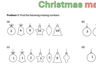 Mathematics Christmas Activities