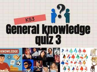 General Knowledge Quiz 3 KS3 Tutorial