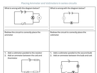 Ammeter and Voltmeters