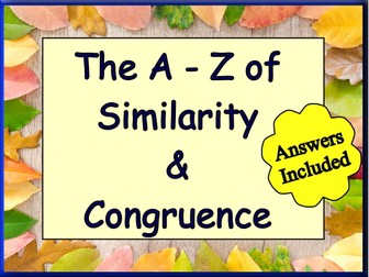 Similarity & Congruence from first to last