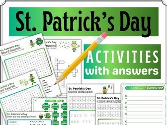 St. Patrick's Day Printable Activities