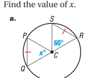 Use congruent arcs to find chord length