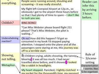 GCSE Eduqas Narrative Writing Revision Booklet (39 pages) - Theme of Journeys