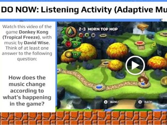 Video Game Music: Logic Pro Composition (Full Scheme of Work)