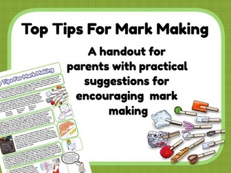 Top Tips for Mark Marking - a Parent's Guide