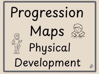 EYFS Physical Development Progression Maps
